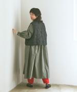 コットンサテンキルト ベスト