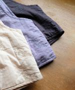 コットンサテンキルト ベスト