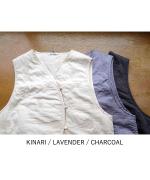 コットンサテンキルト ベスト