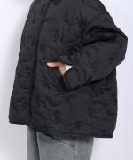 コットンサテンキルト ジャケット