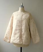 コットンサテンキルト ジャケット