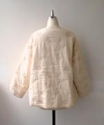 コットンサテンキルト ジャケット