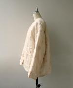 コットンサテンキルト ジャケット