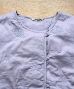 コットンサテンキルト ジャケット