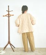 コットンサテンキルト ジャケット