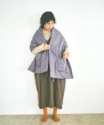 コットンサテンキルト ケープ