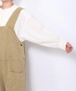 ピグメントコットンツイル　2wayサロペット