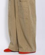 ピグメントコットンツイル　2wayサロペット