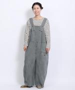 ピグメントコットンツイル　2wayサロペット