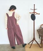 ピグメントコットンツイル　2wayサロペット