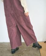 ピグメントコットンツイル　2wayサロペット