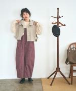 ピグメントコットンツイル　2wayサロペット