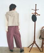 ピグメントコットンツイル　2wayサロペット