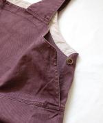 ピグメントコットンツイル　2wayサロペット