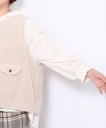 太畝コーデュロイ　2wayベスト