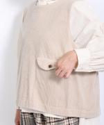 太畝コーデュロイ　2wayベスト