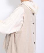 太畝コーデュロイ　2wayベスト