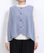 太畝コーデュロイ　2wayベスト