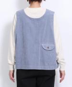 太畝コーデュロイ　2wayベスト