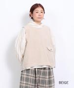 太畝コーデュロイ　2wayベスト