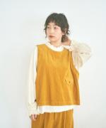 太畝コーデュロイ　2wayベスト
