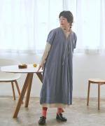 太畝コーデュロイ　ワンピース