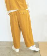太畝コーデュロイ　9分丈パンツ