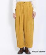 太畝コーデュロイ　9分丈パンツ