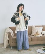 太畝コーデュロイ　9分丈パンツ