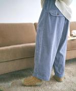 太畝コーデュロイ　9分丈パンツ