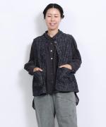 花柄ジャガード　ベスト