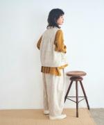 花柄ジャガード　ベスト