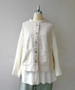 花柄ジャガード　ベスト