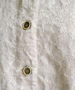 花柄ジャガード　ベスト