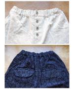 花柄ジャガード　テーパードパンツ