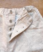 花柄ジャガード　テーパードパンツ