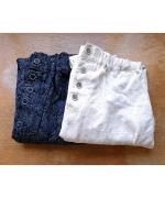 花柄ジャガード　テーパードパンツ