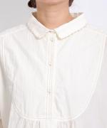 ふわふわコットン　チュニックブラウス