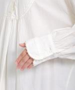 ふわふわコットン　チュニックブラウス