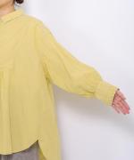 ふわふわコットン　チュニックブラウス