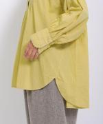 ふわふわコットン　チュニックブラウス