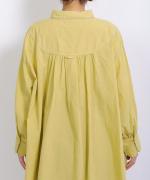 ふわふわコットン　チュニックブラウス