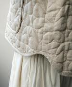 ちょうちょうキルティングデニム　ベスト