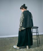 ちょうちょうキルティングデニム　ベスト