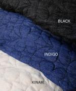 ちょうちょうキルティングデニム　ベスト