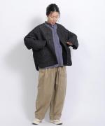 ちょうちょうキルティングデニム　ジャケット