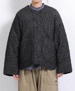 ちょうちょうキルティングデニム　ジャケット