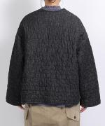 ちょうちょうキルティングデニム　ジャケット