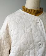 ちょうちょうキルティングデニム　ジャケット