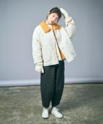 ちょうちょうキルティングデニム　ジャケット